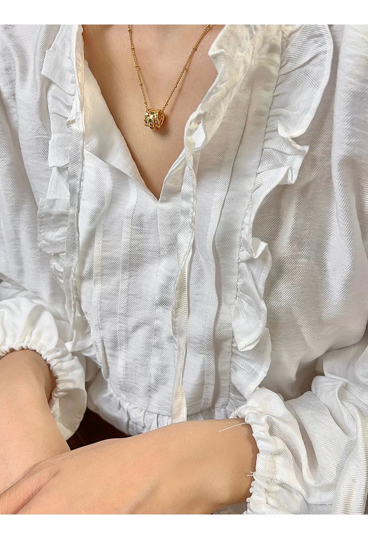 Golden Gem Ring Necklace