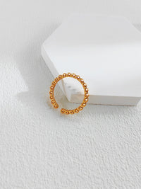 Gold Spike Open Ring