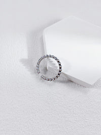 Rivet bullet shaped ring