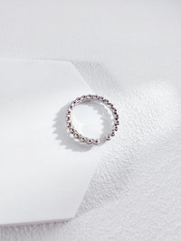 Rivet bullet shaped ring