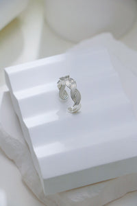 Twisted Elegance Silver Ring