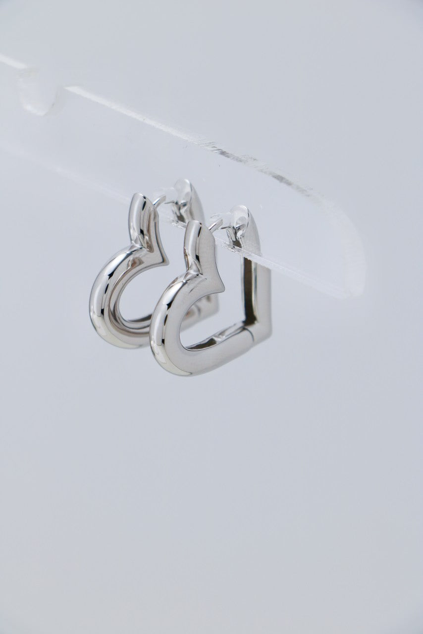 Heart Hoop Earrings