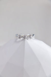 Shell-Inspired Eternity Band