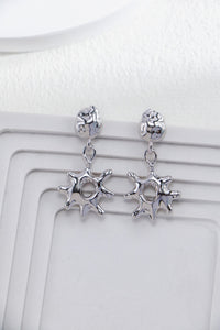 Cosmic Burst Sterling Silver Earrings