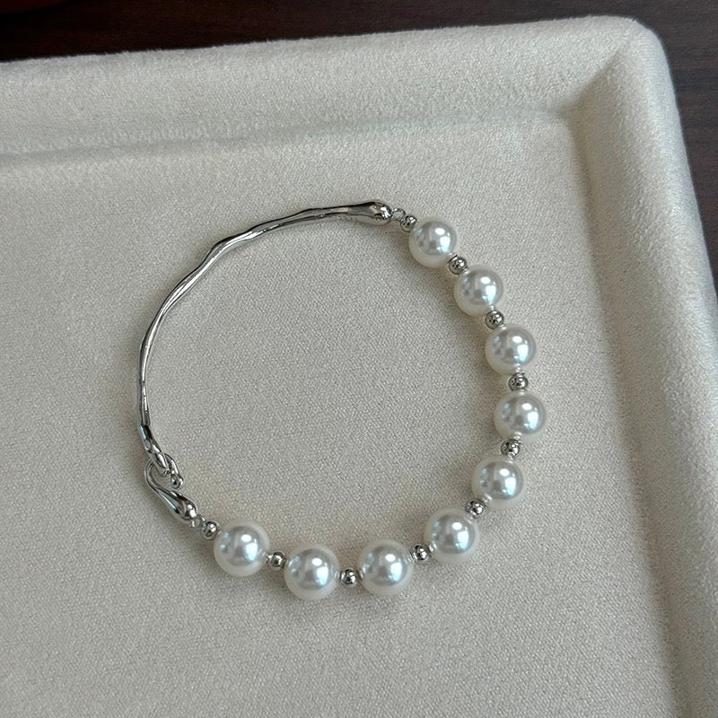 Bamboo pearl bracelet