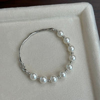Bamboo pearl bracelet