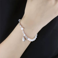 Celestial Flow Pearl Bracelet
